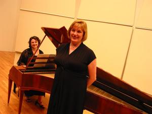 [Elvia Puccinelli and Lynn Eustice at fortepiano, 1]