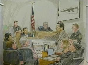 [News Clip: Court Case Painting]