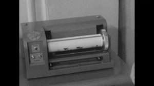 [News Clip: Facsimile machine is demonstrated]