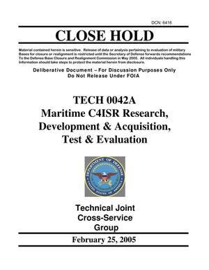 Candidate Recommendation - Tech -0042A - Attachment to March 10 Infrastructure Executive Council Meeting