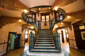 [Ascending the Staircase of Time: A Glimpse into History at Harrison County Historical Museum]