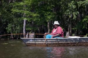 [Tranquil Fishing at Caddo Lake State Park]