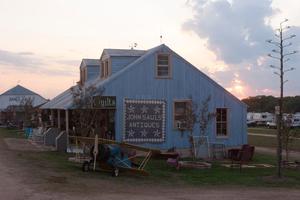 [Timeless Charm: John Sauls Antiques A-Frame Building at the Old Antique Fair]