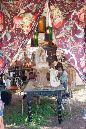 [Eclectic Melange: A Diverse Array of Vintage and Modern Treasures at the Market]