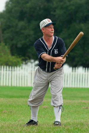 Primary view of object titled '[Baseball player in black uniform]'.