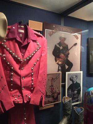 [Preserving Country Music Heritage: Hank Thompson's Iconic Red Jacket at the Tex Ritter Museum]
