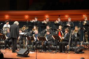 Primary view of object titled '[One O'Clock Lab Band performs at 52nd Annual Fall Concert, 3]'.