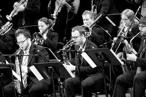 [One O'Clock Lab Band saxophones perform at 51st Annual Fall Concert, 1]