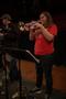 Primary view of [Ally Hany rehearses for 20th Artists Endowment for Jazz Studies concert, 1]