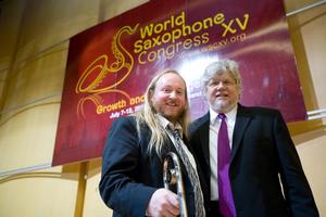 [Steve Wiest and Dave Richards at the 15th World Saxophone Congress, 2]