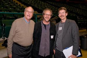 [James Riggs, Gunnar Mossblad, and John Murphy at North Texas Jazz Legends event]