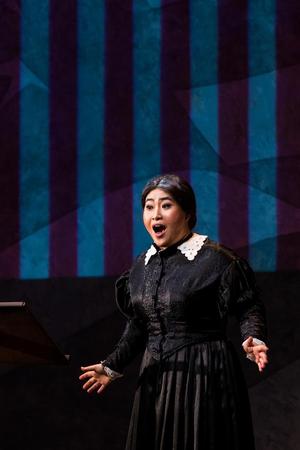 [Youna Jang plays Susan B. Anthony in "The Mother of Us All," 1]