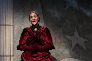 [Brittany Jones plays the statue of Susan B. Anthony in "The Mother of Us All," 1]