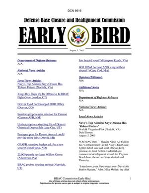 BRAC Early Bird 5 August 2005