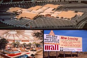 [Three photos of the Golden Triangle Mall]