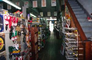 Primary view of object titled '[The interior of Evers Hardware, 2]'.