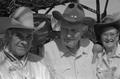 Photograph: [Three people at the Terlingua Chili Cook-Off, 2]