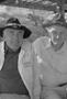 Photograph: [Two older men at the Terlingua Chili Cook-Off, 4]