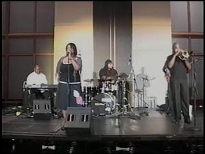 [Jazz band performing the reception of the 2004 Dallas Arts Gala]