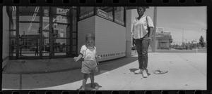 [Jefferson Blvd Panoramic Mom and Child, 1987]