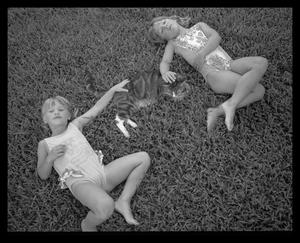 Primary view of object titled '[Kate and Alison in Grass, 1993]'.