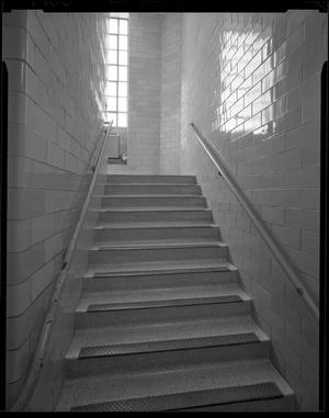 [L.O. Donald Elementary Stairs Shiny Walls, 1999]