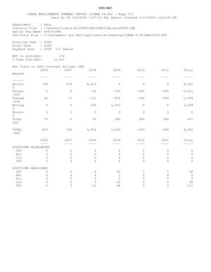 COBRA Realignment Summary Report NAVSTA Norfolk