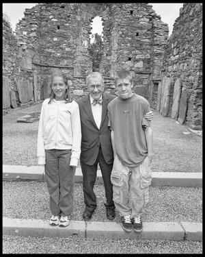 [Granddad Kate and Jack in Ireland, 2001]