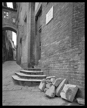 Primary view of object titled '[Italy Street with Rubble, 2001]'.