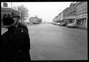 [Fayetteville Square Snow, 1975]