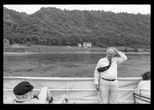 [Rhine River Blowing Tie, 1976]