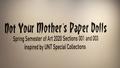 Photograph: ["Not Your Mother's Paper Dolls" exhibition sign, 2]