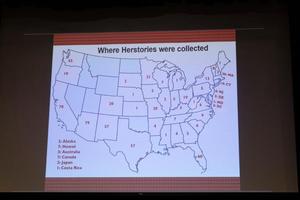 [Map of where Herstories were collected]