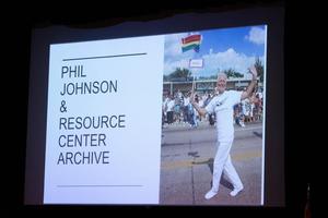 [Slide on the Phil Johnson & Resource Center archive]