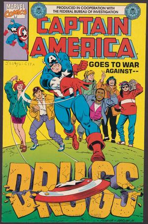 Captain America Goes to War Against Drugs