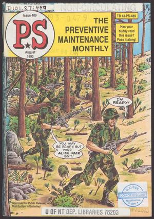 Primary view of object titled 'P.S. Magazine, Issue 489, August 1993'.