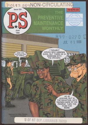 Primary view of object titled 'P.S. Magazine, Issue 559, June 1999'.