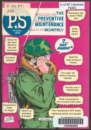 Primary view of object titled 'P.S. Magazine, Issue 324, November 1979'.