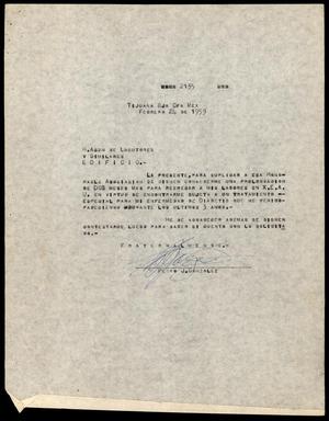[Letter from a radio announcer association to Pedro J. Gonzalez, 5]
