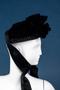 Thumbnail image of item number 3 in: 'Black silk velvet bonnet'.