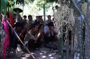 Prayer during Akha ritual