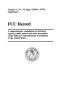 Primary view of FCC Record, Volume 11, No. 34, Pages 19184 to 19769, Supplement
