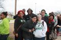 Thumbnail image of item number 1 in: '[UNT Students Smiling on Sidewalk]'.
