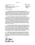 Letter: Executive Correspondence - Letter received 08/08/05 to Chairman Princ…