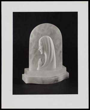 [A bas relief sculpture of the Virgin Mary]