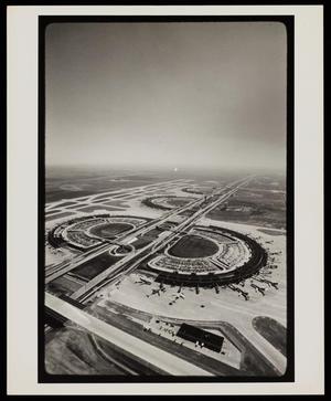 [Aerial view of the Dallas/Fort Worth Airport]