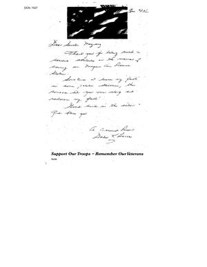 Letters From Niagara Falls Air Force Base Citizens