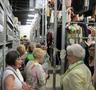Photograph: [Group tour of the Texas Fashion Collection storage]