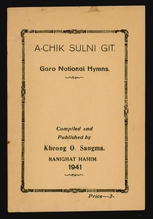 Primary view of object titled 'Achik Sulni Git'.
