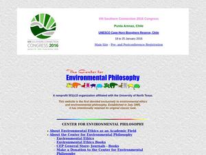 The Center for Environmental Philosophy